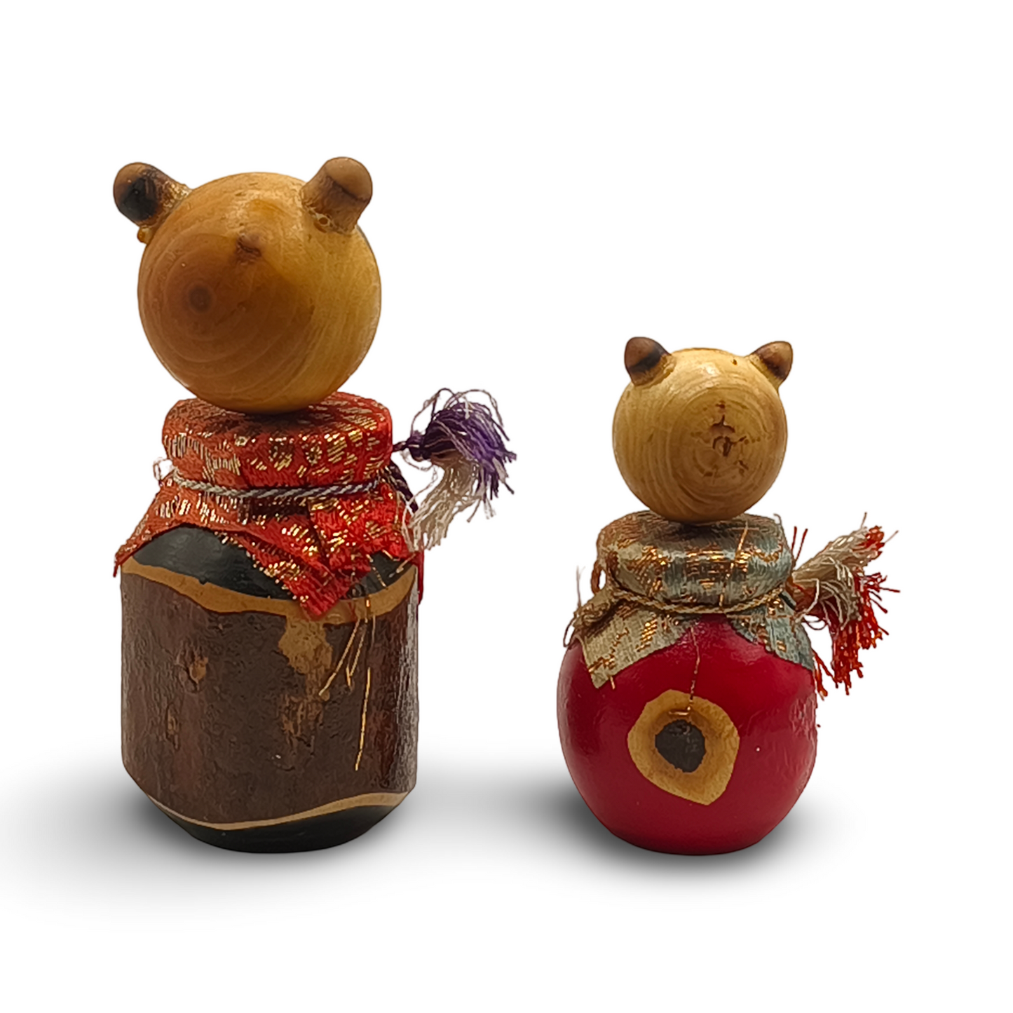 Figurines couple de tanuki