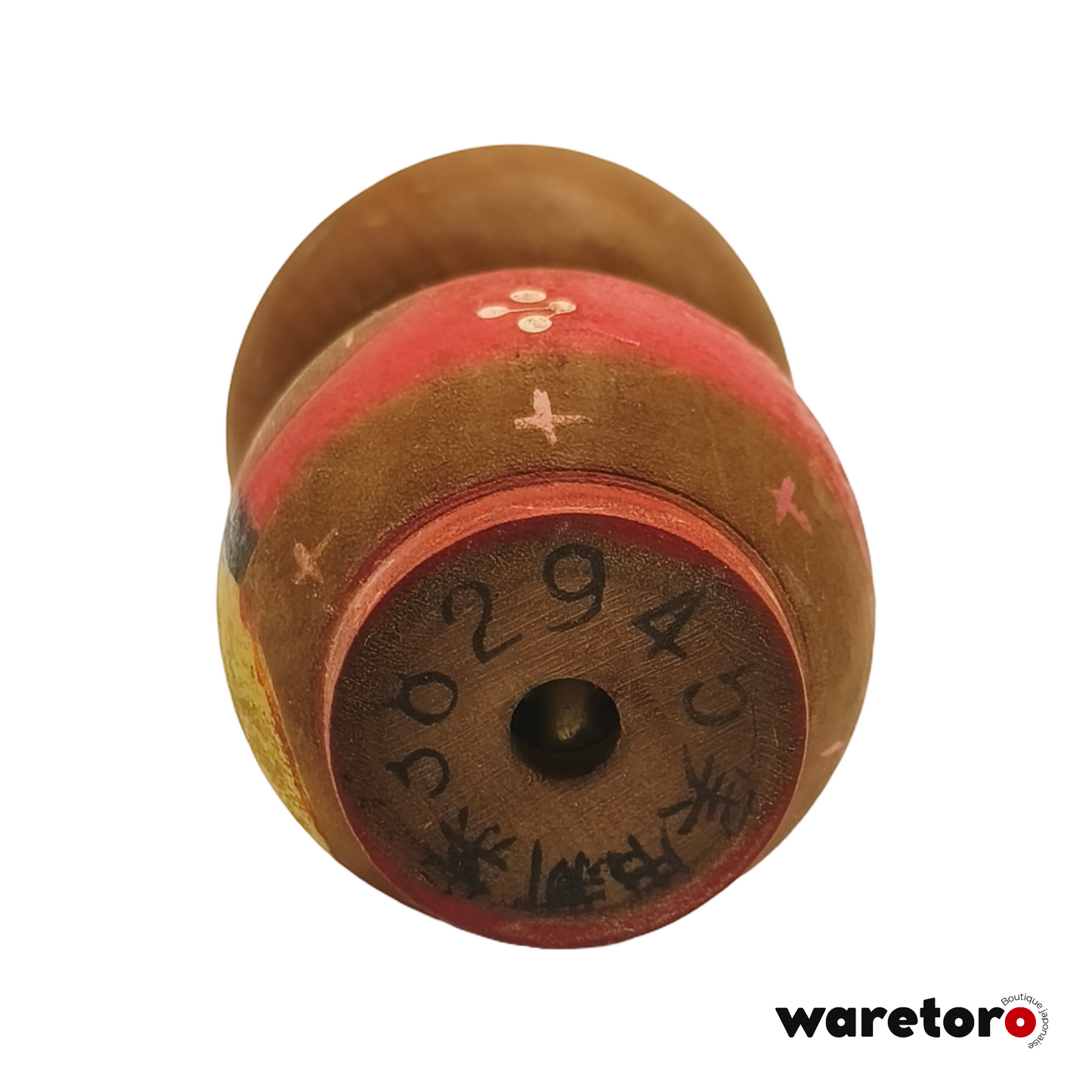 Petite Kokeshi créative rouge