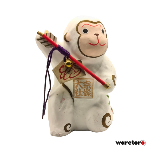 Figurine hariko singe à la flèche (Fukuoka)