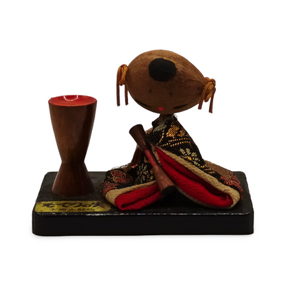 Petite figurine hietsuki bushi à tête de noix (Miyazaki)