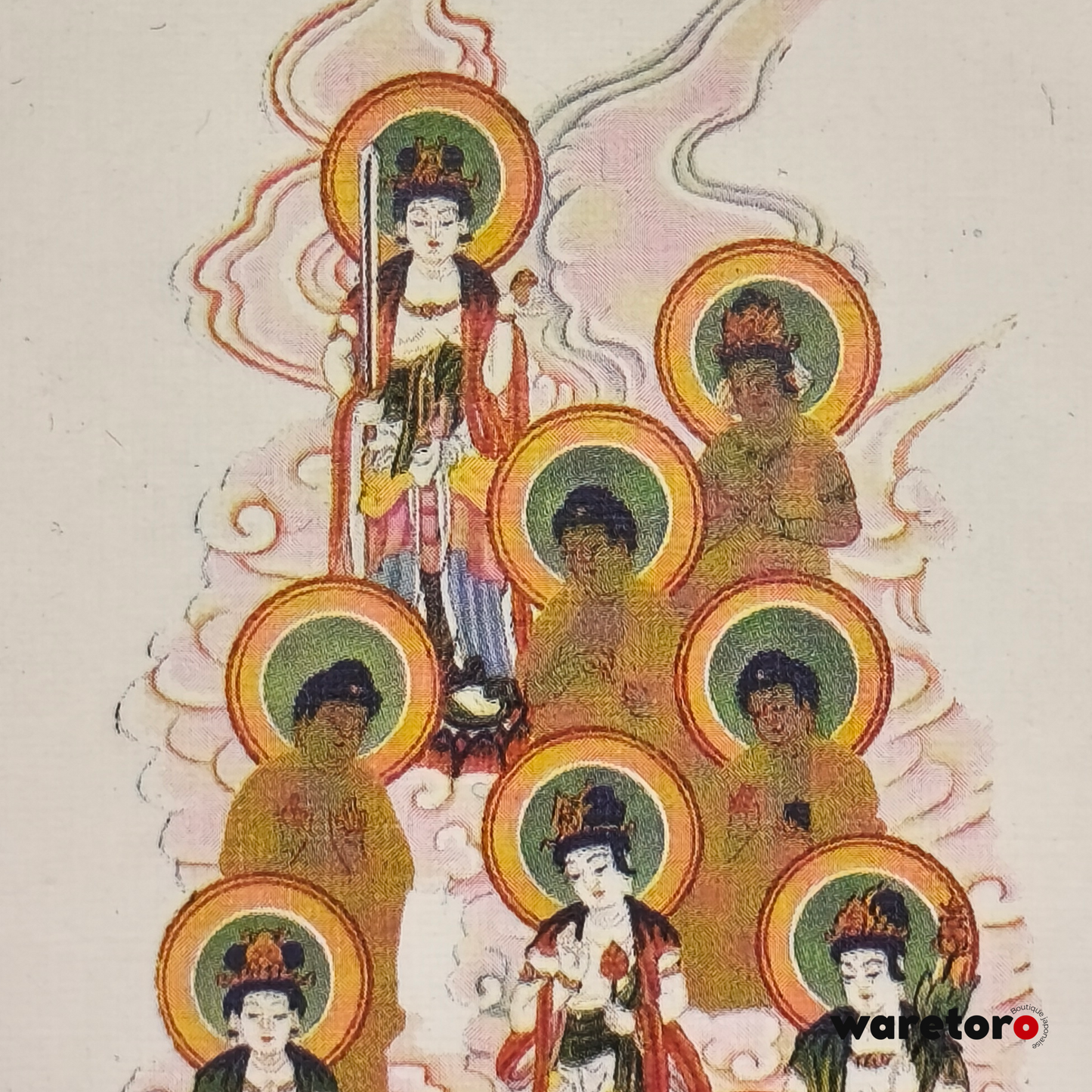 Kakejiku de butsudan treize Bouddhas (Générique)