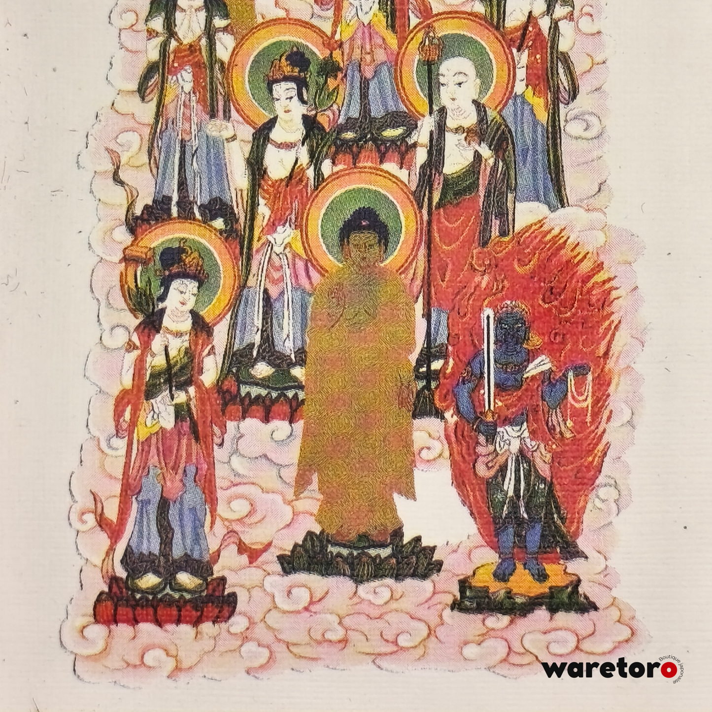 Kakejiku de butsudan treize Bouddhas (Générique)