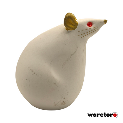 Couple figures zodiaque rat rouge et blanc