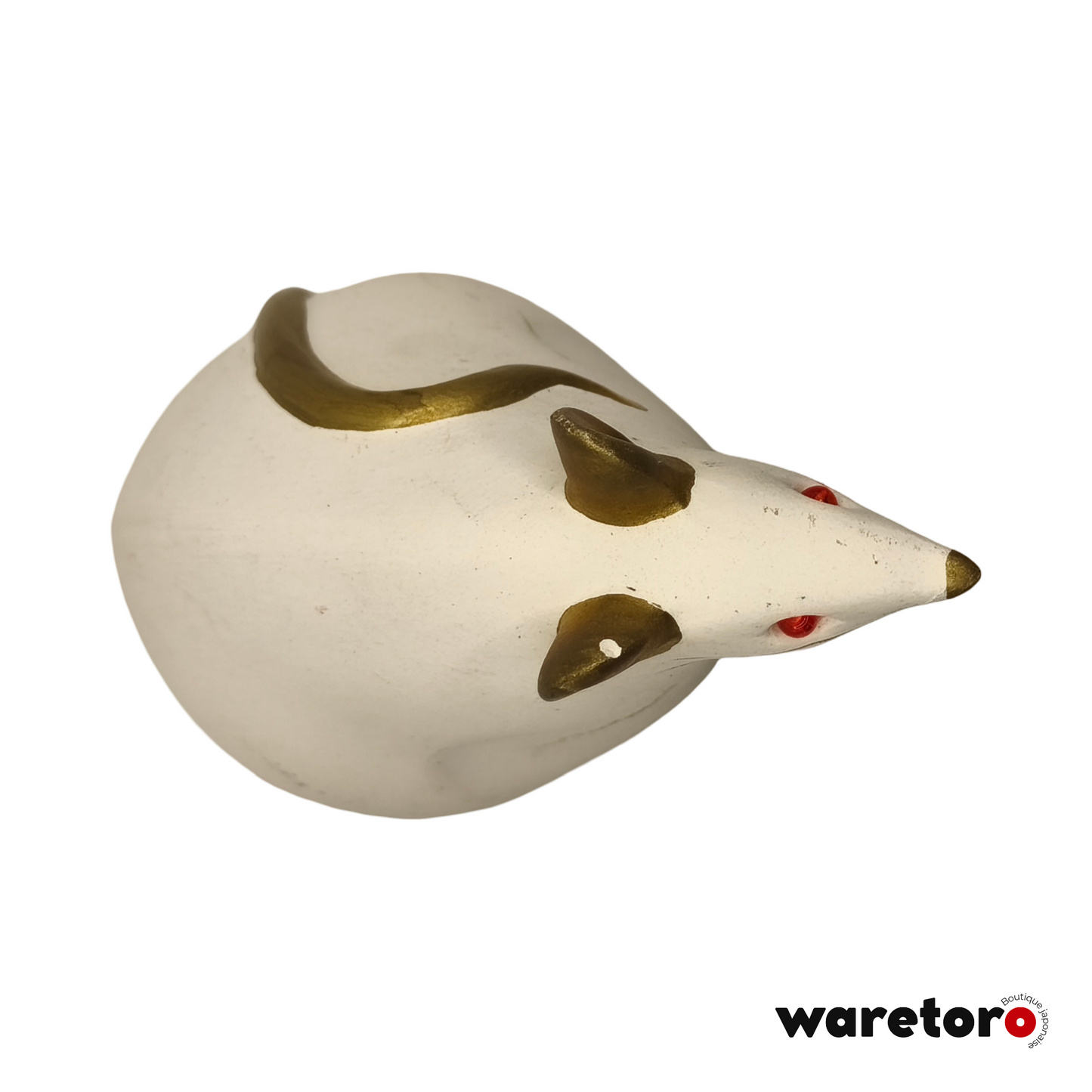 Couple figures zodiaque rat rouge et blanc