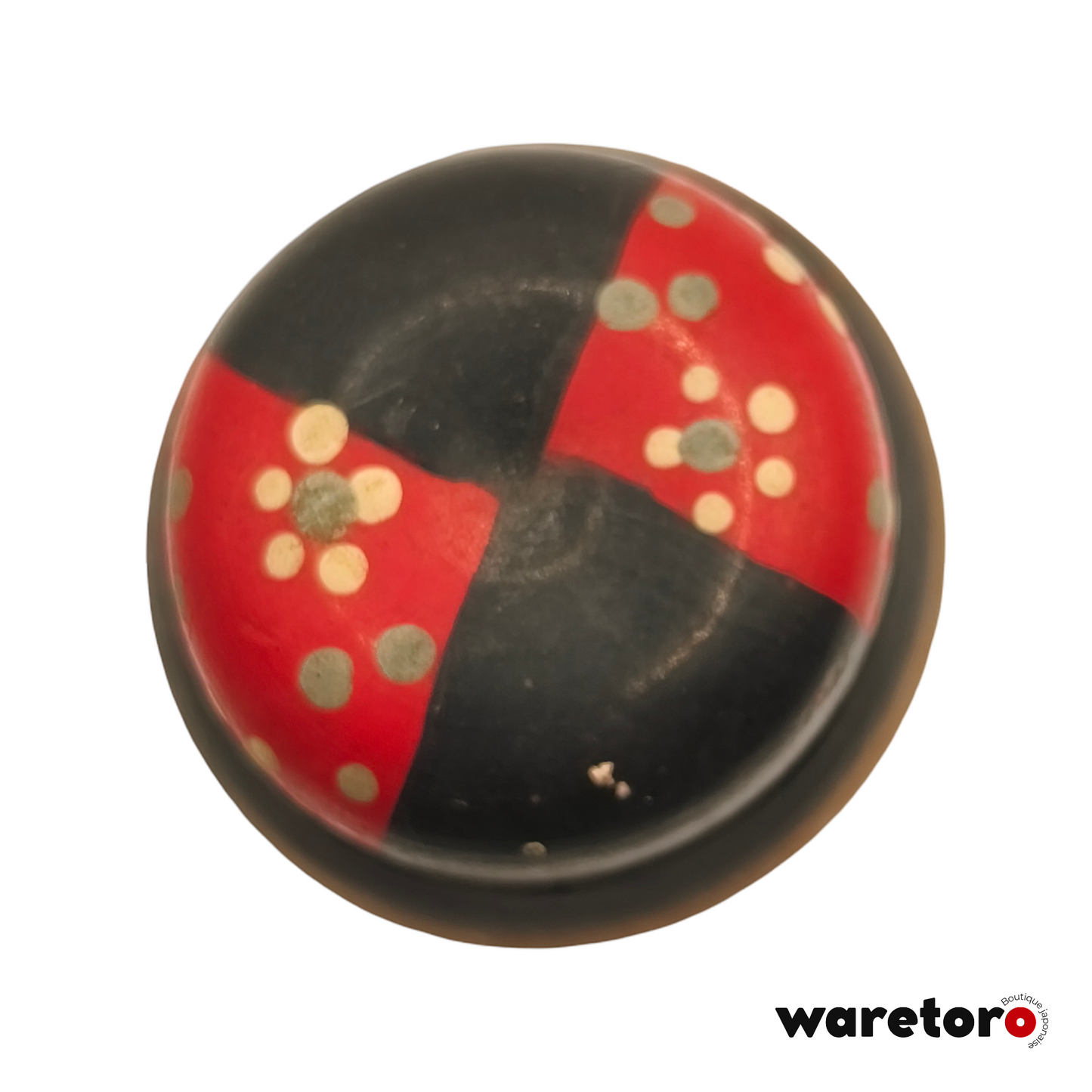 Petite Kokeshi créative rouge